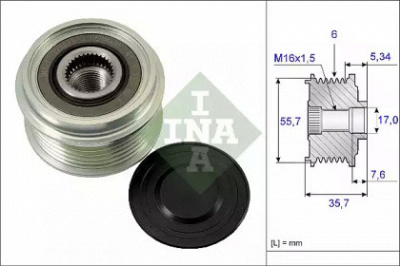 WILMINK GROUP wg1097493 -  Механизм свободного хода генератора